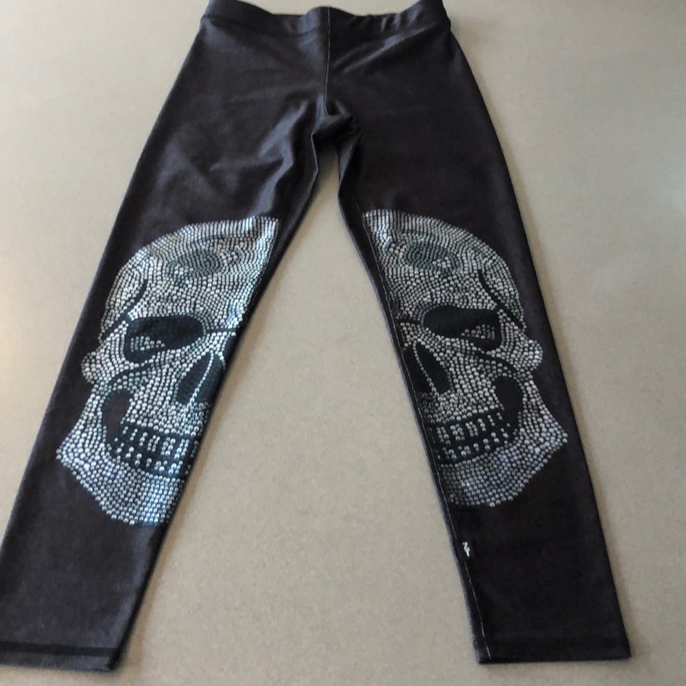 TEREZ skull performance leggings